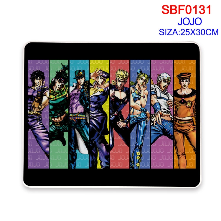 JoJos Bizarre Adventure Anime peripheral edge lock mouse pad 25X30CM  SBF-131