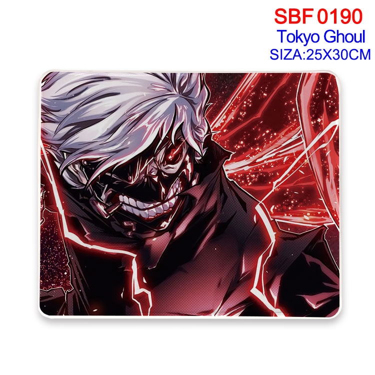 Tokyo Ghoul Anime peripheral edge lock mouse pad 25X30CM  SBF-190