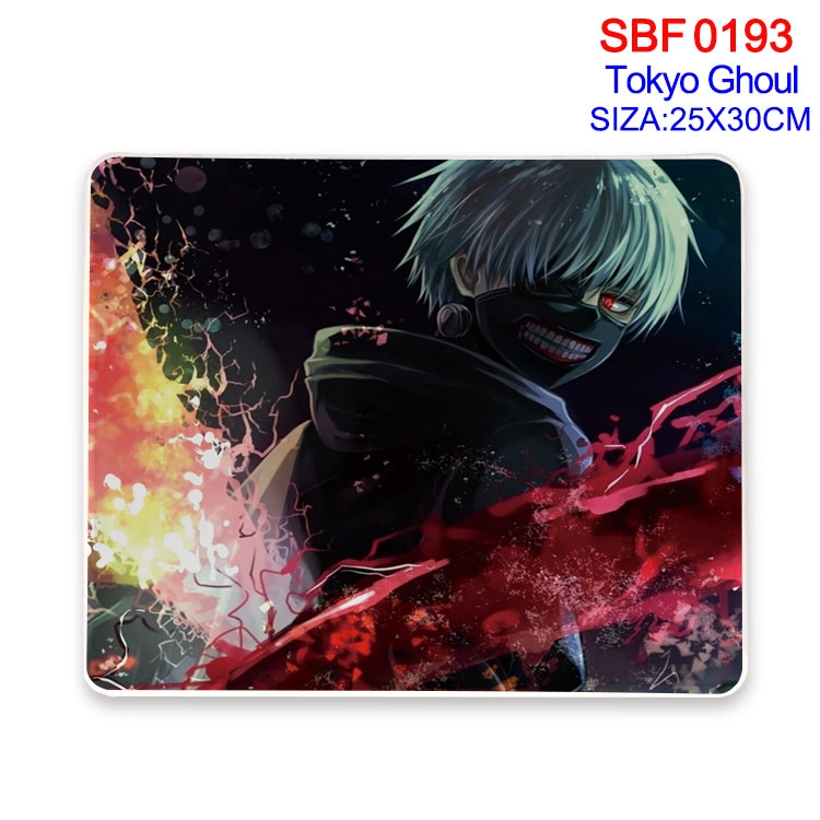 Tokyo Ghoul Anime peripheral edge lock mouse pad 25X30CM  SBF-193