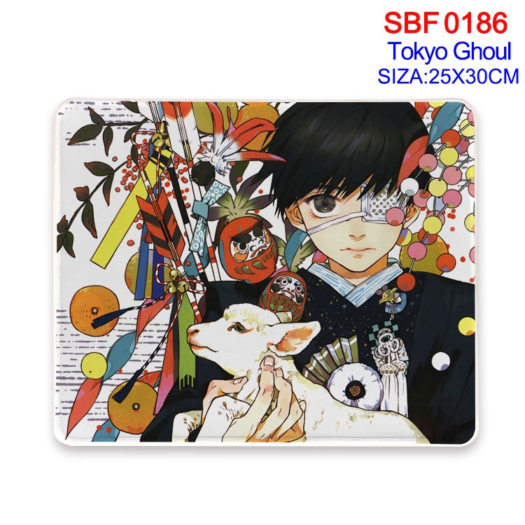 Tokyo Ghoul Anime peripheral edge lock mouse pad 25X30CM SBF-186