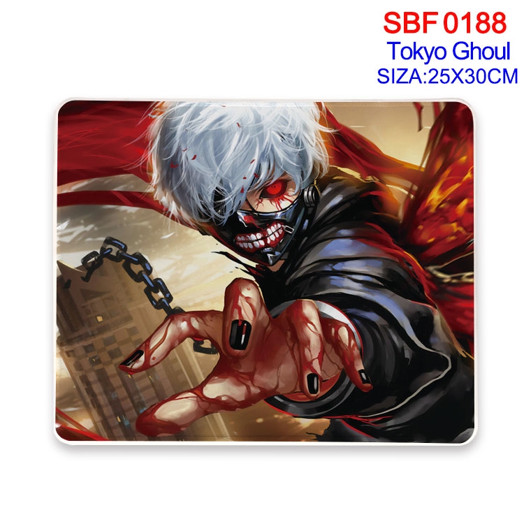 Tokyo Ghoul Anime peripheral edge lock mouse pad 25X30CM SBF-188