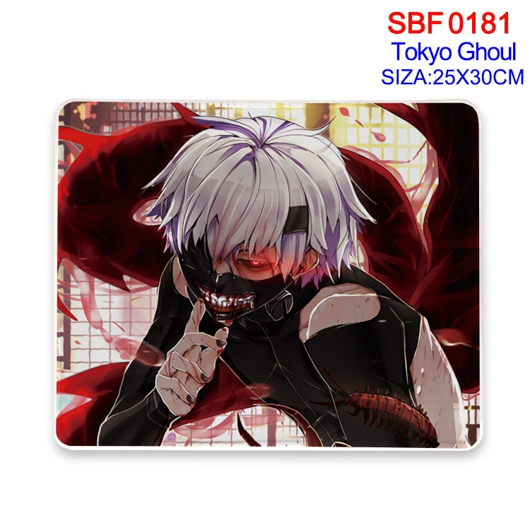 Tokyo Ghoul Anime peripheral edge lock mouse pad 25X30CM SBF-181