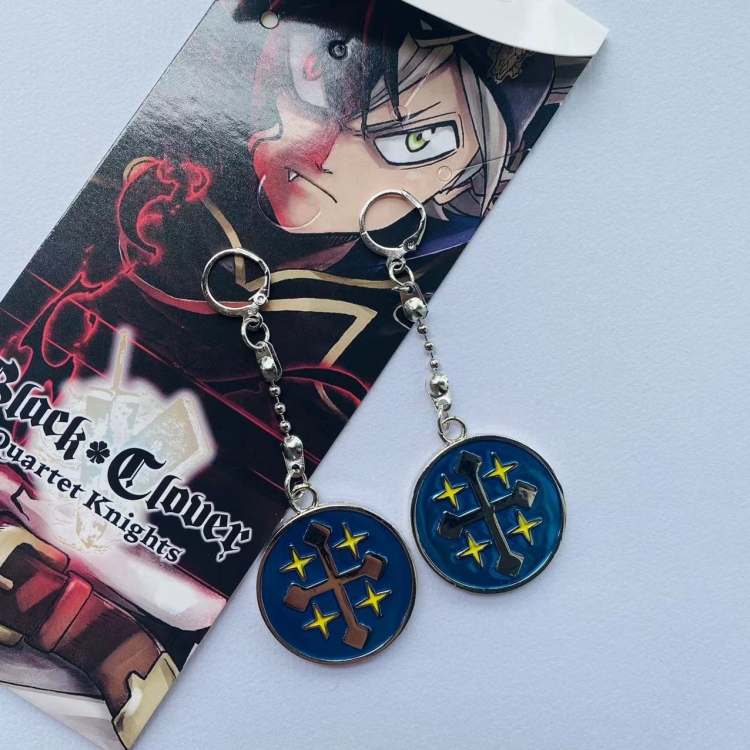 Black clover Anime peripheral earrings pendant jewelry style A