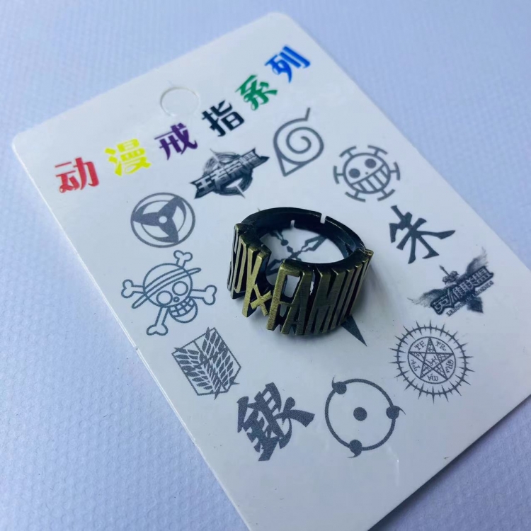 SPY×FAMILY  Anime peripheral stainless steel ring
