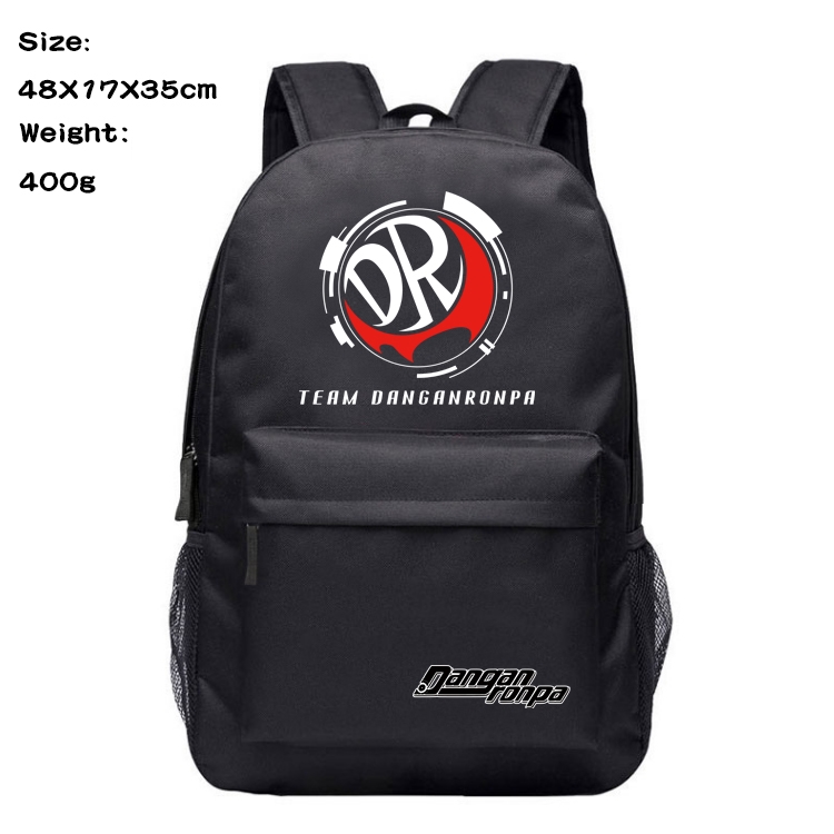 Dangan-Ronpa Anime Oxford Canvas Backpack Student Schoolbag 48X17X35CM
