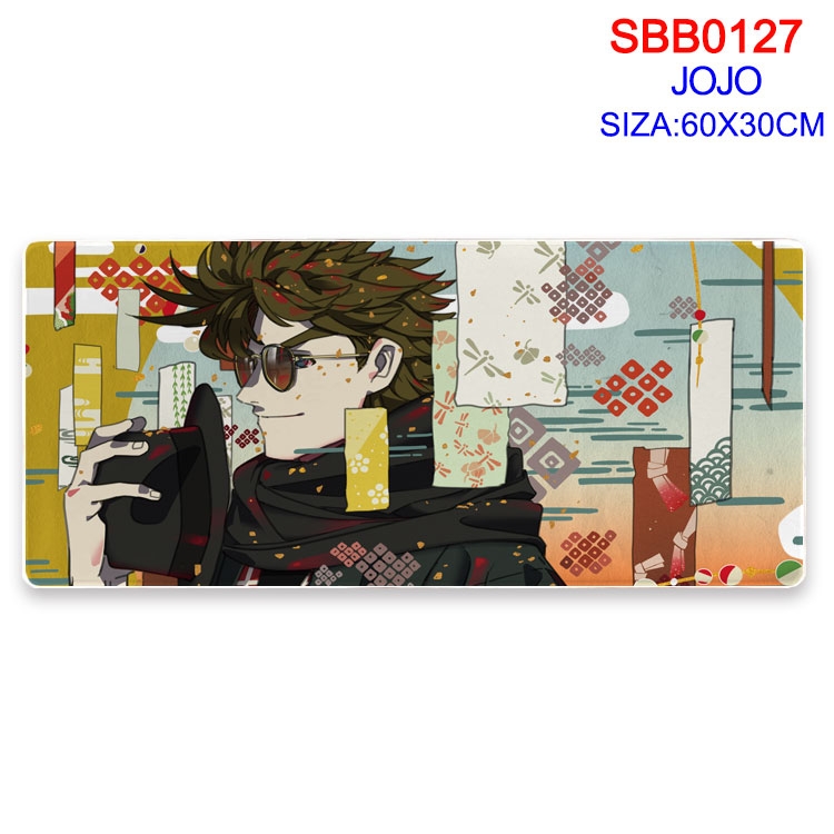 JoJos Bizarre Adventure Anime peripheral edge lock mouse pad 60X30CM  SBB-127
