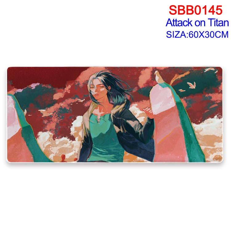 Shingeki no Kyojin Anime peripheral edge lock mouse pad 60X30CM SBB-145