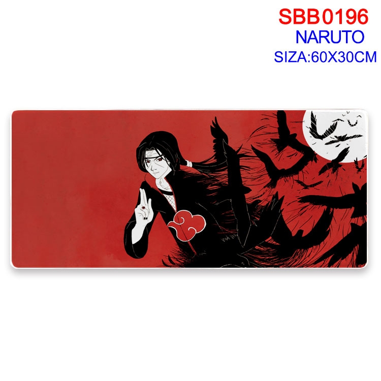 Naruto Anime peripheral edge lock mouse pad 60X30CM SBB-196