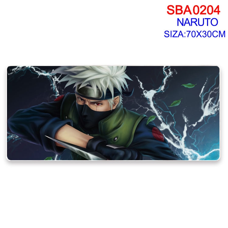Naruto Anime peripheral edge lock mouse pad 70X30CM  SBA04