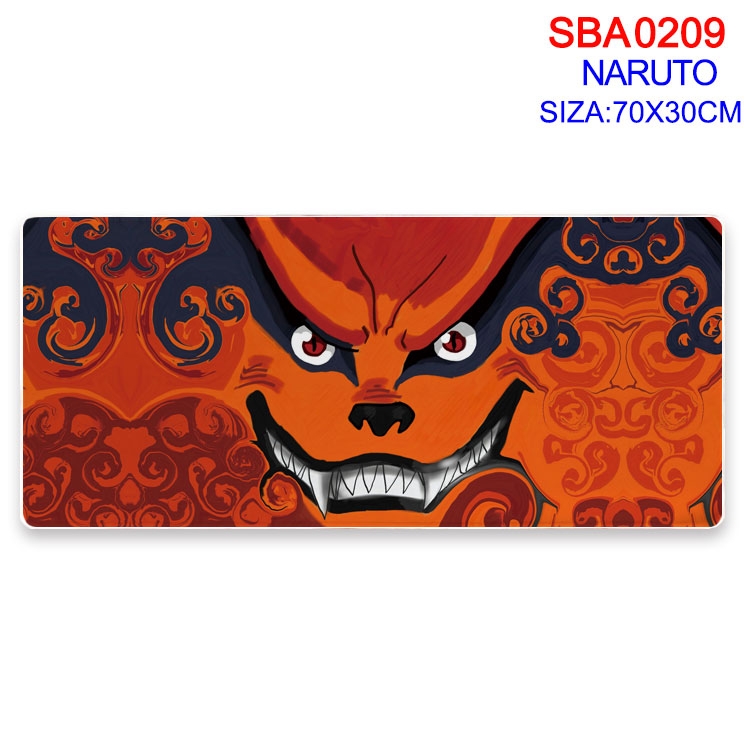 Naruto Anime peripheral edge lock mouse pad 70X30CM SBA09