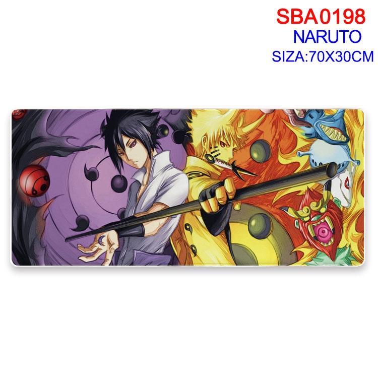Naruto Anime peripheral edge lock mouse pad 70X30CM  SBA-198