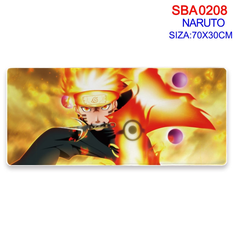 Naruto Anime peripheral edge lock mouse pad 70X30CM  SBA08