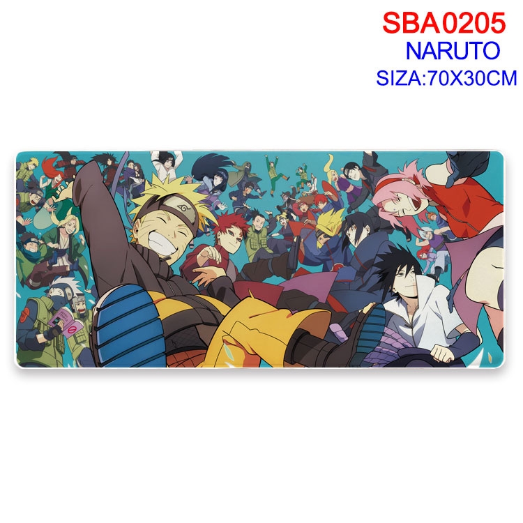 Naruto Anime peripheral edge lock mouse pad 70X30CM  SBA05
