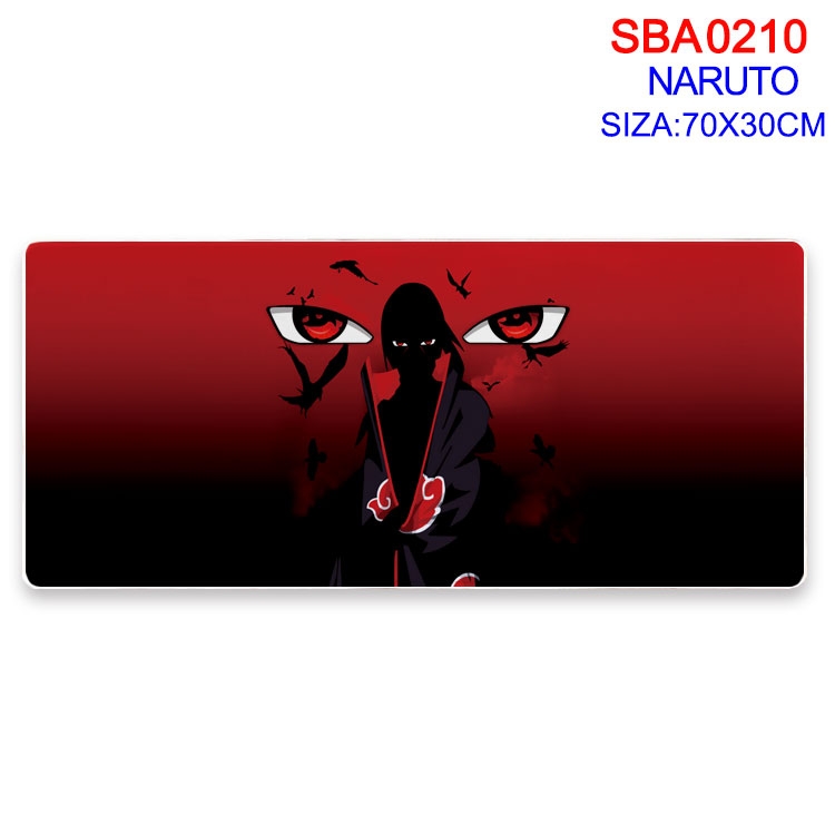 Naruto Anime peripheral edge lock mouse pad 70X30CM SBA10