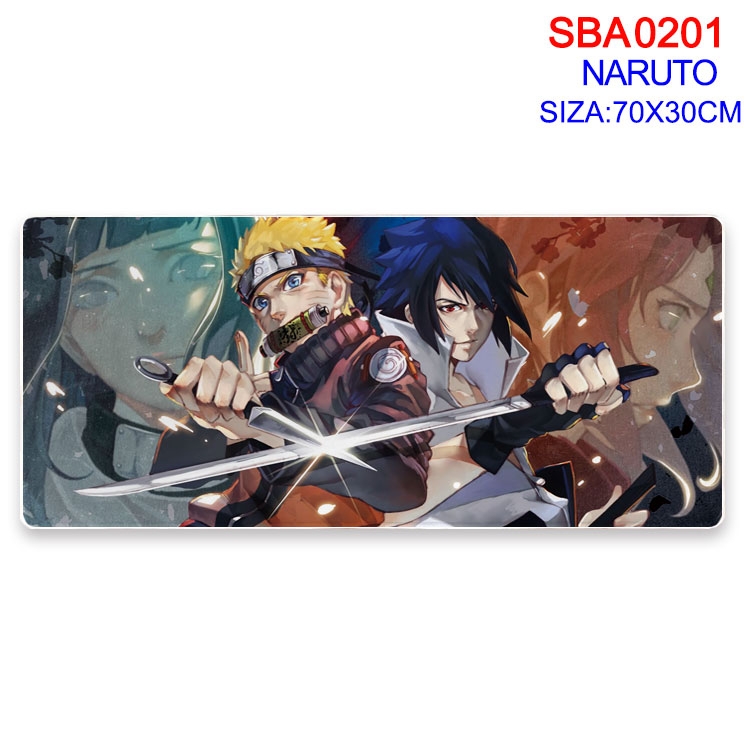 Naruto Anime peripheral edge lock mouse pad 70X30CM SBA01