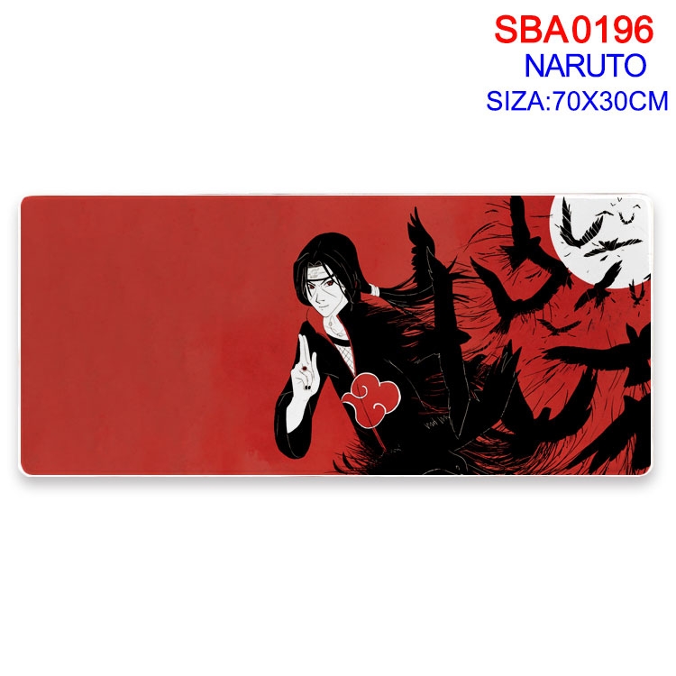 Naruto Anime peripheral edge lock mouse pad 70X30CM SBA-196