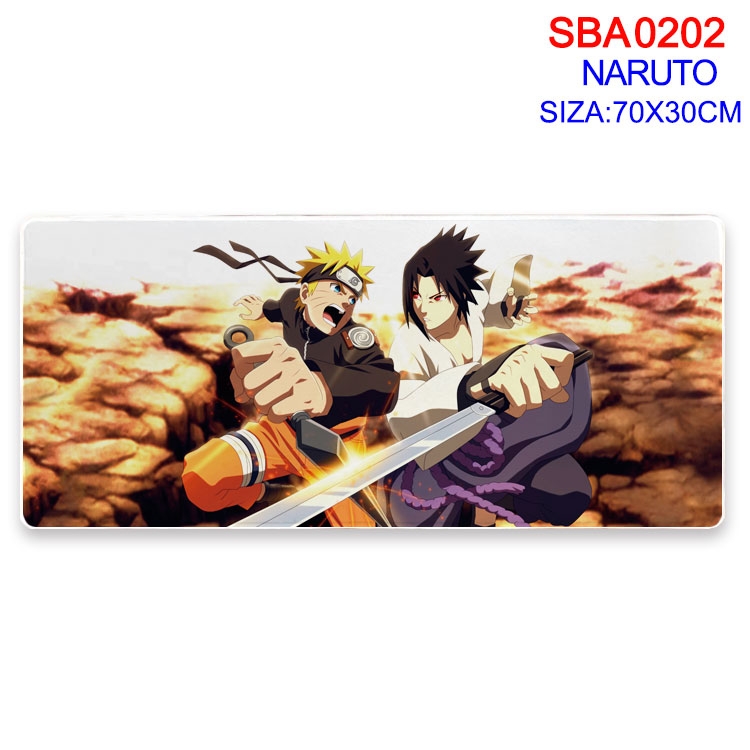 Naruto Anime peripheral edge lock mouse pad 70X30CM SBA02