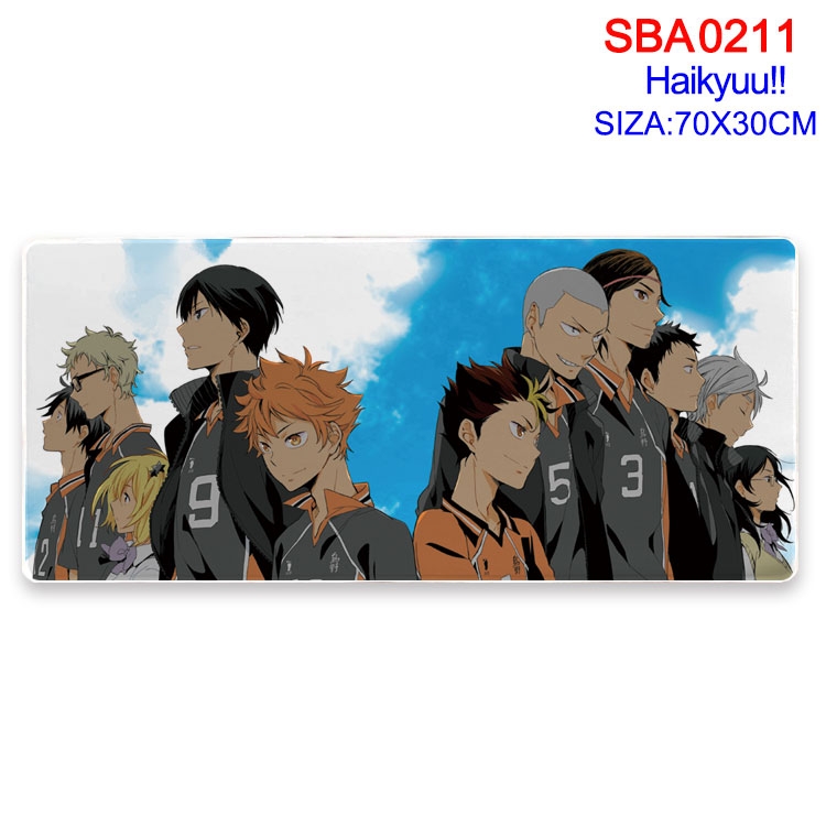 Haikyuu!! Anime peripheral edge lock mouse pad 70X30CM  SBA11