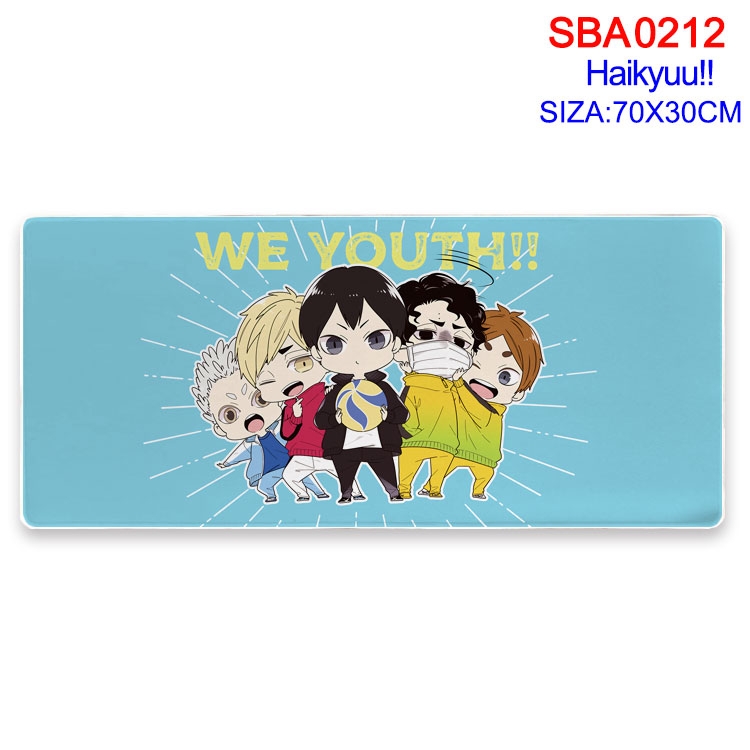 Haikyuu!! Anime peripheral edge lock mouse pad 70X30CM SBA12