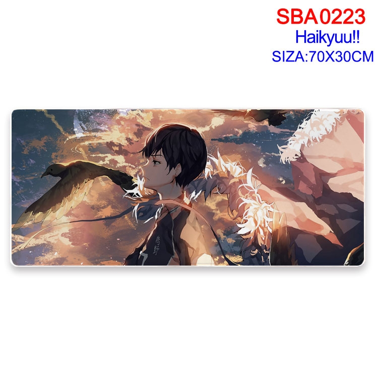 Haikyuu!! Anime peripheral edge lock mouse pad 70X30CM  SBA23