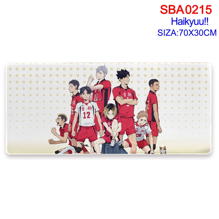 Haikyuu!! Anime peripheral edge lock mouse pad 70X30CM  SBA15