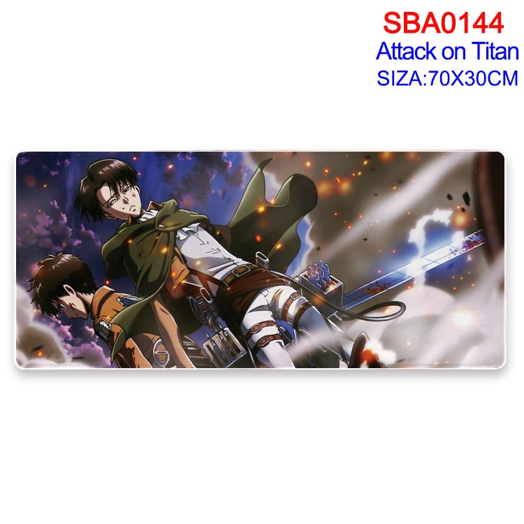 Shingeki no Kyojin Anime peripheral edge lock mouse pad 70X30CM  SBA-144