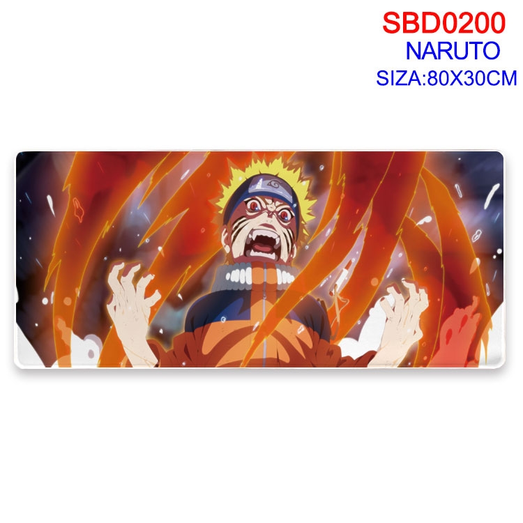 Naruto Anime peripheral edge lock mouse pad 80X30CM  SBD00