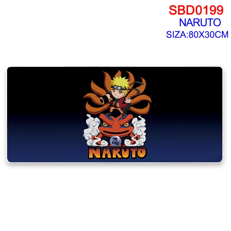 Naruto Anime peripheral edge lock mouse pad 80X30CM SBD-199