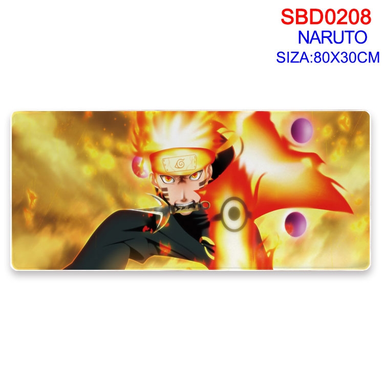 Naruto Anime peripheral edge lock mouse pad 80X30CM  SBD08