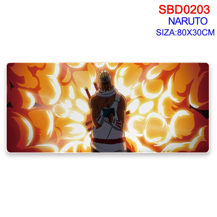 Naruto Anime peripheral edge lock mouse pad 80X30CM  SBD03