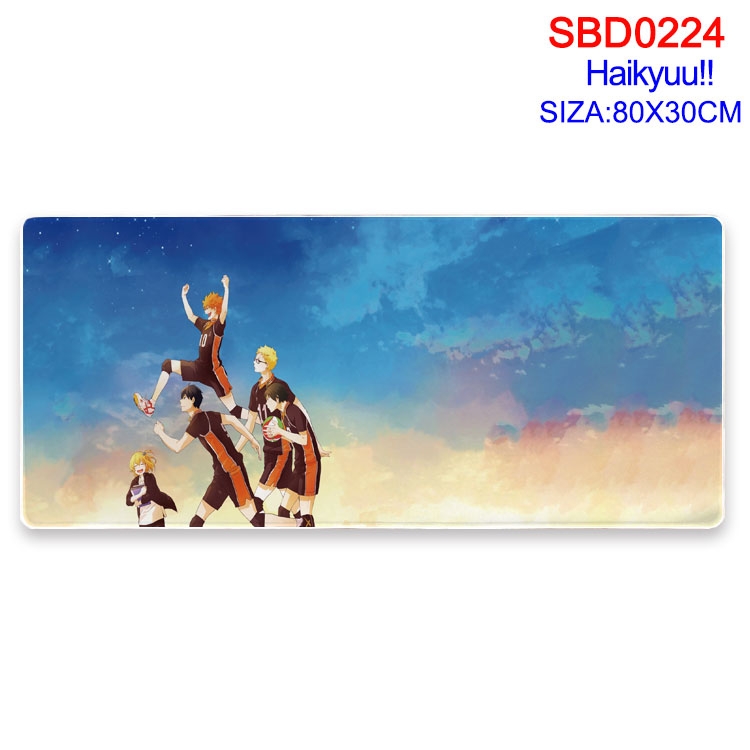 Haikyuu!! Anime peripheral edge lock mouse pad 80X30CM   SBD24