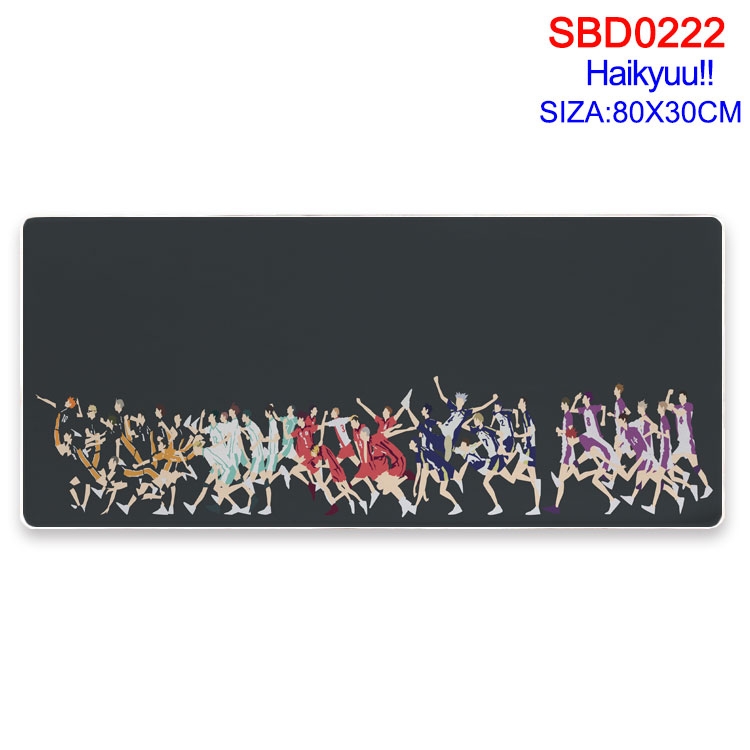 Haikyuu!! Anime peripheral edge lock mouse pad 80X30CM  SBD22