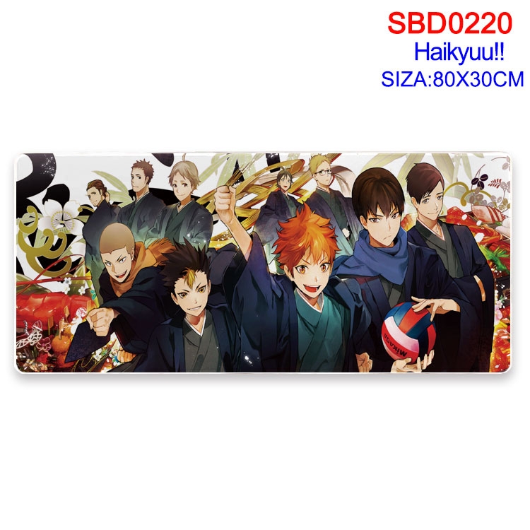 Haikyuu!! Anime peripheral edge lock mouse pad 80X30CM SBD20