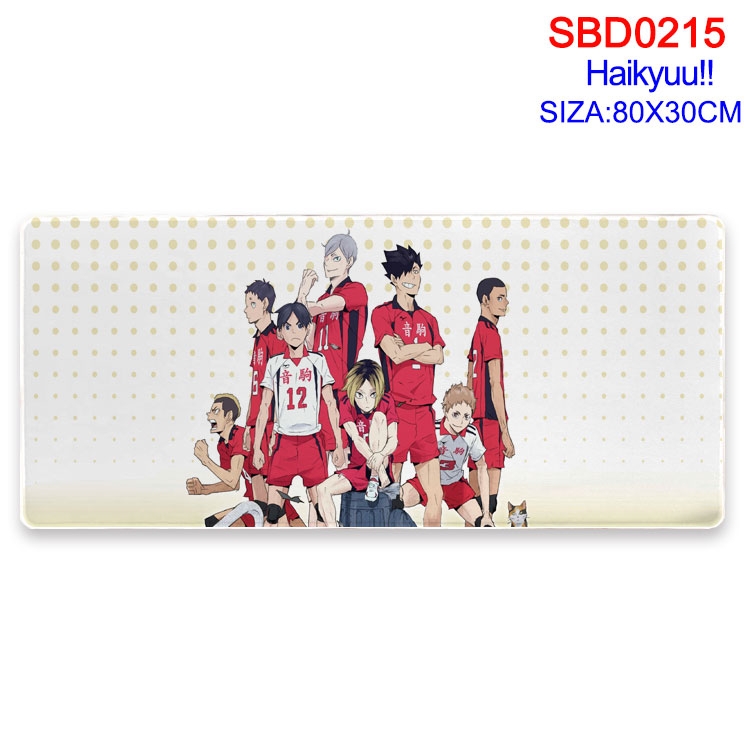 Haikyuu!! Anime peripheral edge lock mouse pad 80X30CM  SBD15