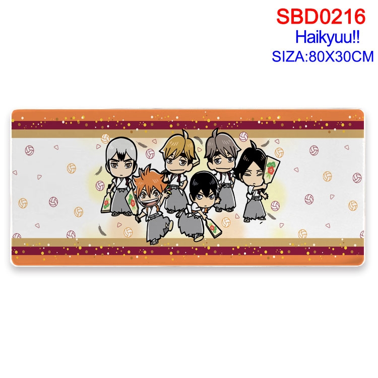 Haikyuu!! Anime peripheral edge lock mouse pad 80X30CM  SBD16