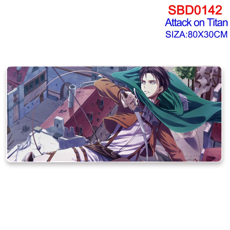 Shingeki no Kyojin Anime peripheral edge lock mouse pad 80X30CM SBD-142