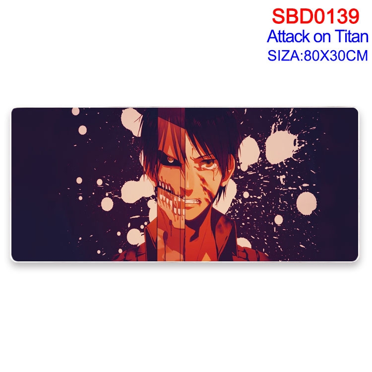 Shingeki no Kyojin Anime peripheral edge lock mouse pad 80X30CM SBD-139