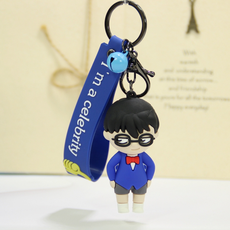 Detective conan Cartoon Peripheral Car Keychain Bag Ornament price for 5 pcs