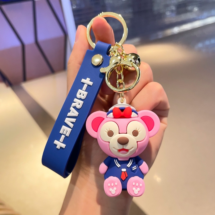 Shirley Epoxy doll keychain pendant cute cartoon bag pendant price for 5 pcs