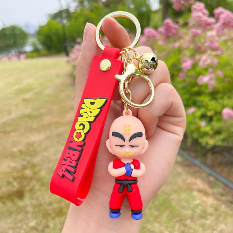 DRAGON BALL Epoxy doll keychain pendant cute cartoon bag pendant price for 5 pcs