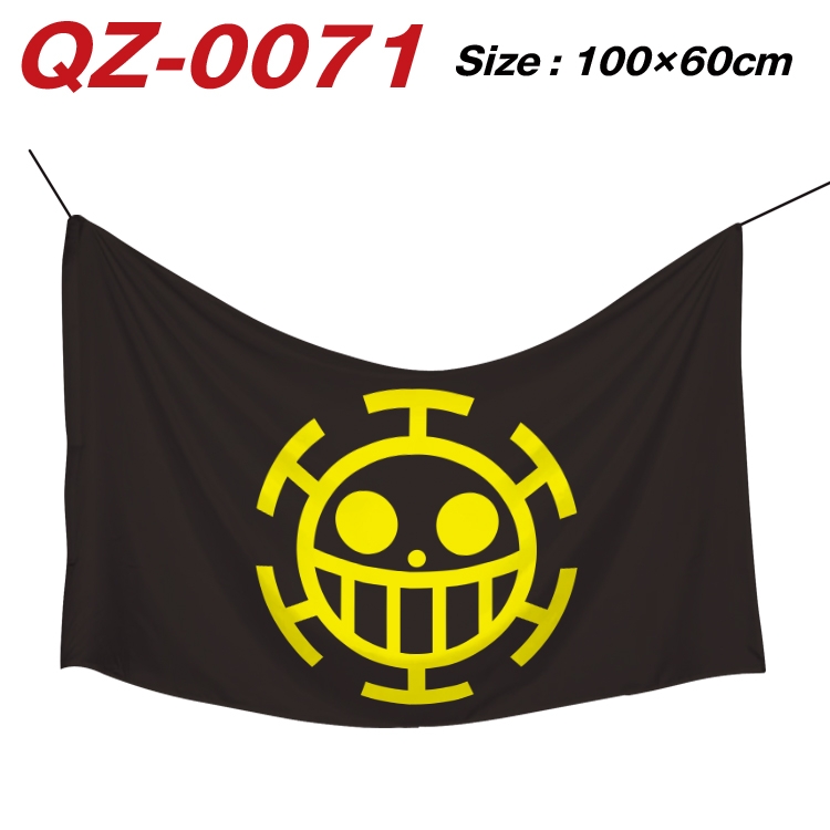 One Piece Full Color Watermark Printing Banner 100X60CM QZ-0071
