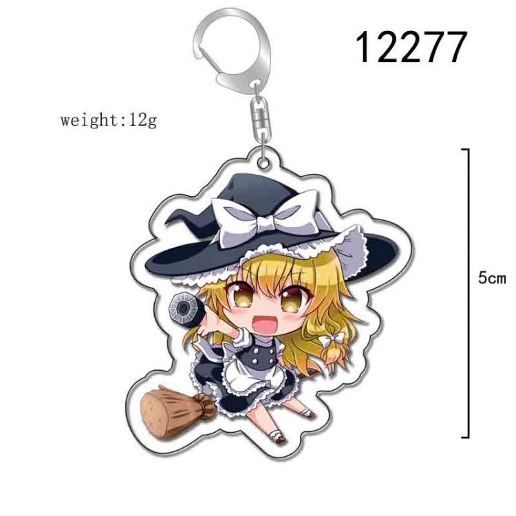 East Anime Acrylic Keychain Charm  price for 5 pcs 12277