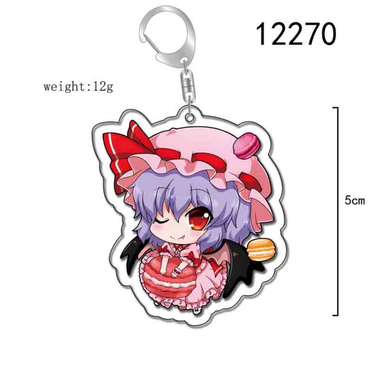 East Anime Acrylic Keychain Charm  price for 5 pcs 12270