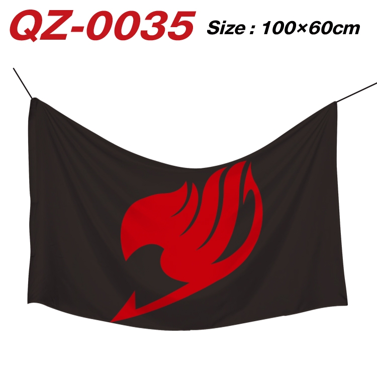 Fairy tail  Full Color Watermark Printing Banner 100X60CM QZ-0035