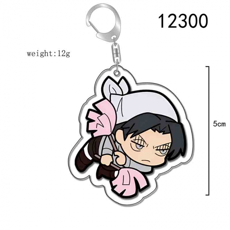 Shingeki no Kyojin Anime Acrylic Keychain Charm  price for 5 pcs 12300