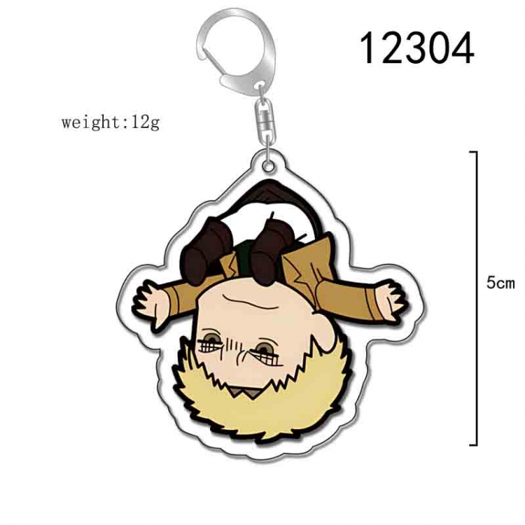 Shingeki no Kyojin Anime Acrylic Keychain Charm  price for 5 pcs 12304