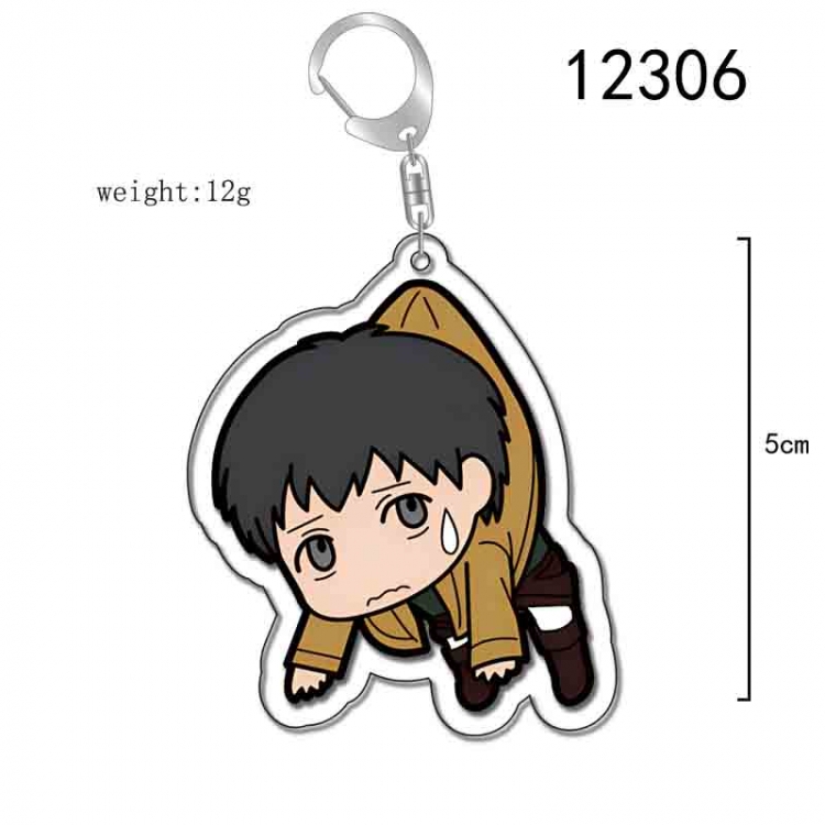 Shingeki no Kyojin Anime Acrylic Keychain Charm  price for 5 pcs 12306