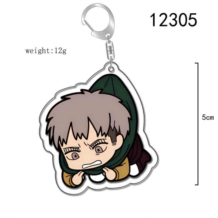 Shingeki no Kyojin Anime Acrylic Keychain Charm  price for 5 pcs 12305