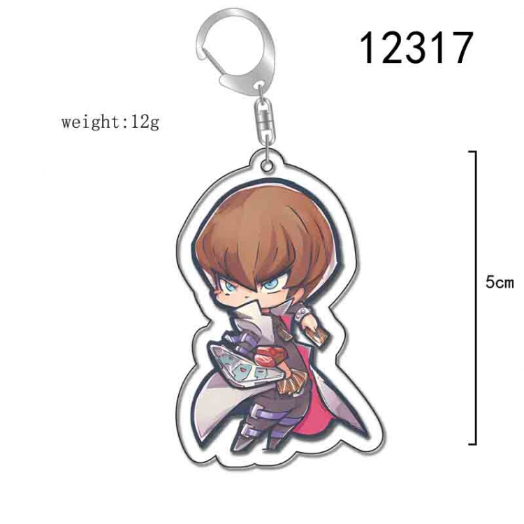 Yugioh Anime Acrylic Keychain Charm  price for 5 pcs 12317