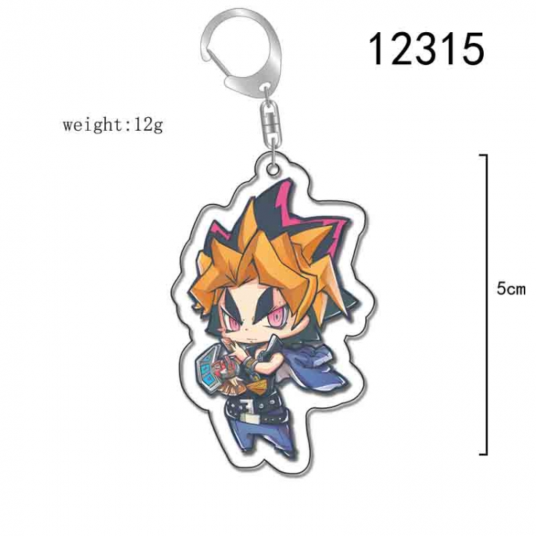 Yugioh Anime Acrylic Keychain Charm  price for 5 pcs 12315